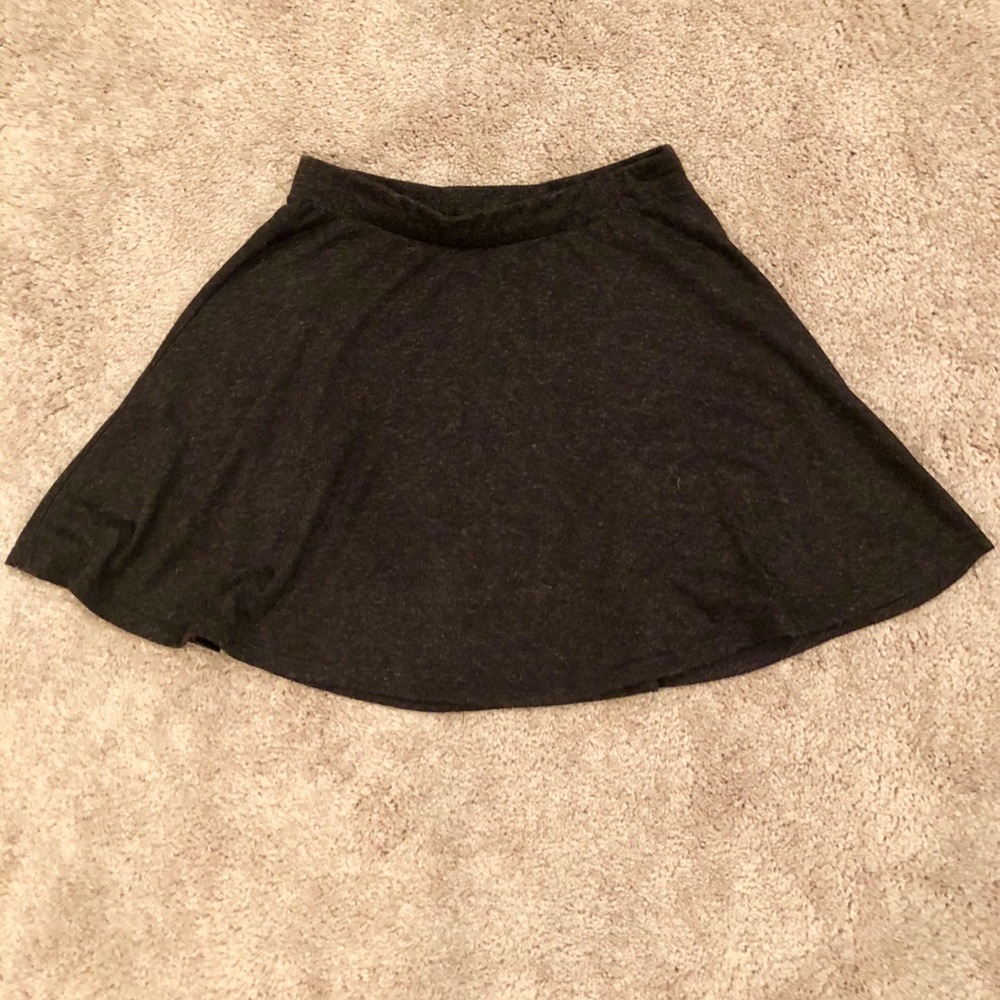 Grey Skater Skirt